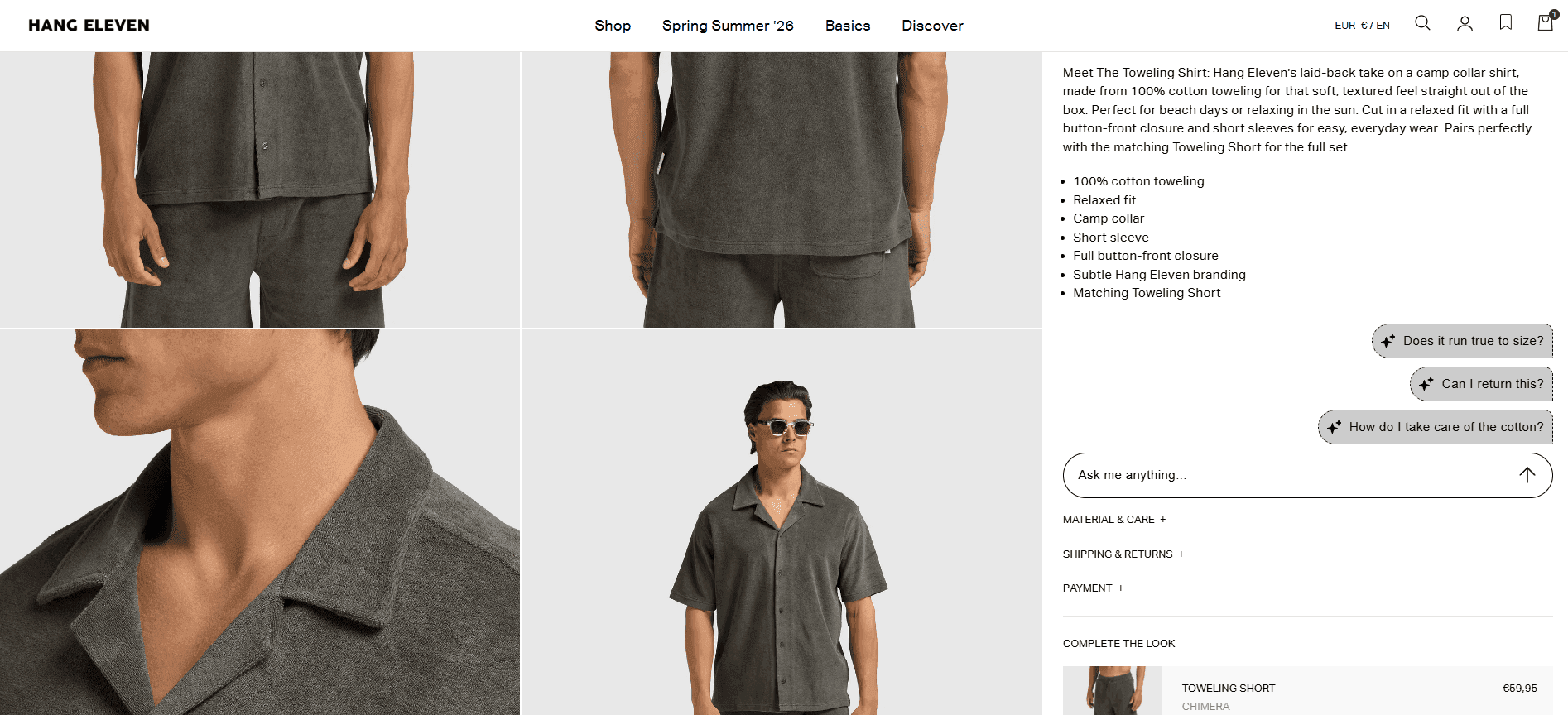 Hang Eleven: Advice shaped around each shopper. — original Twini screenshot 1