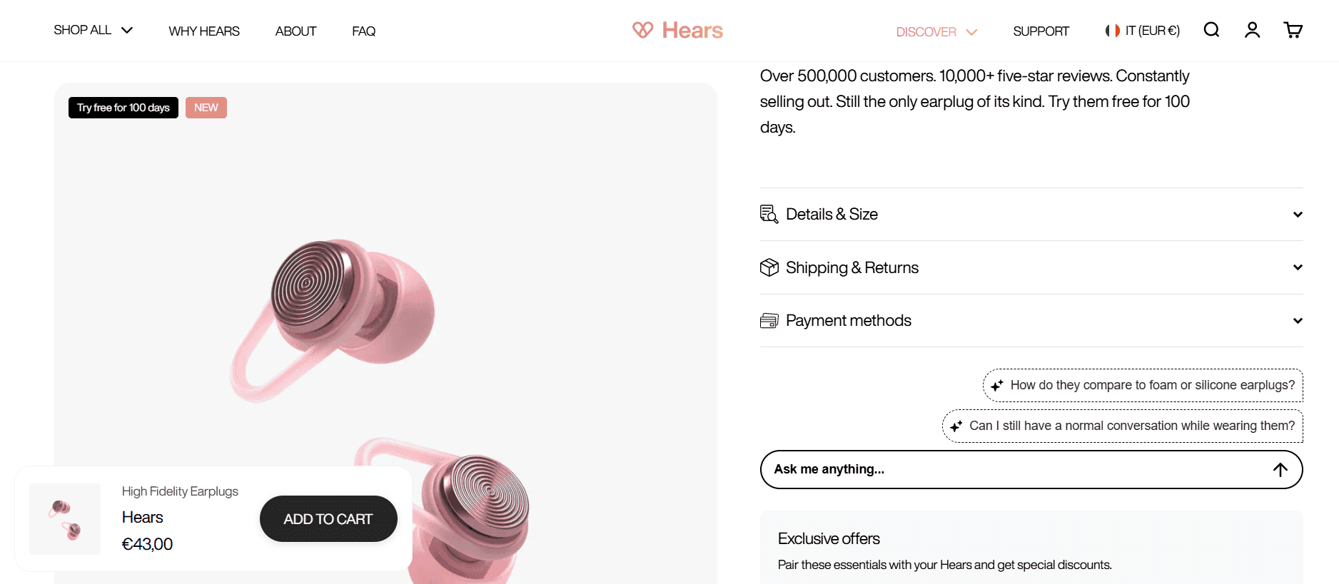 Hears: Product knowledge, in the conversation. — original Twini screenshot 1