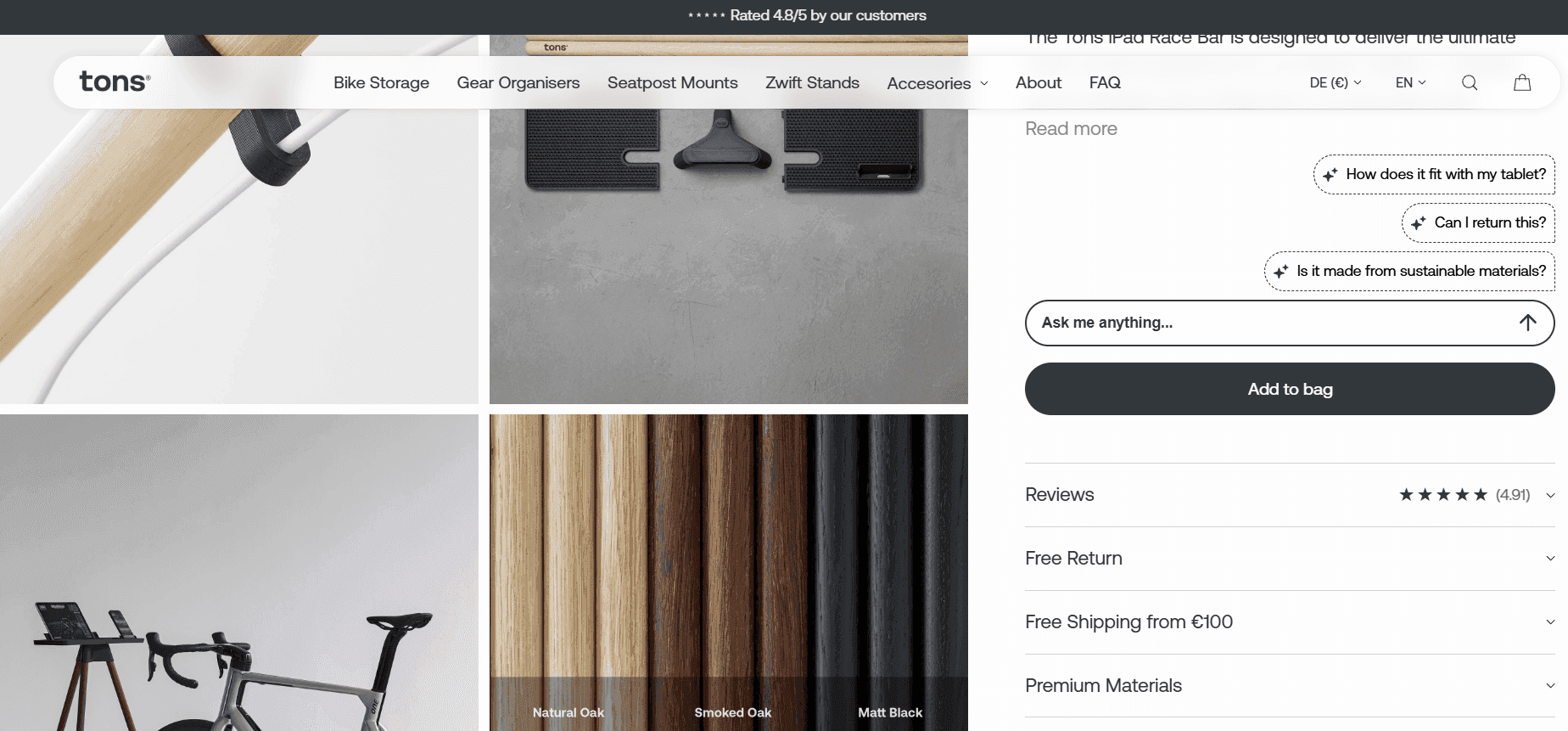 tons: Answers grounded in the product. — original Twini screenshot 1